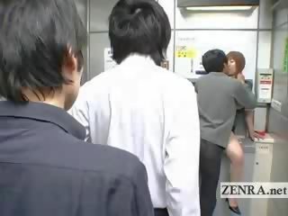 Bizarre Japanese post office offers busty oral adult movie ATM