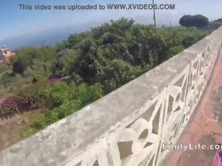 Anal xxx video on the country house terrace