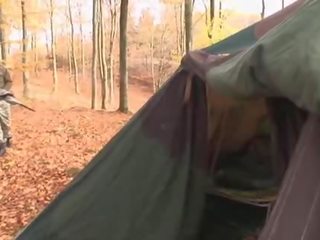 Euro nobya makakakuha ng doble fucked sa a tent