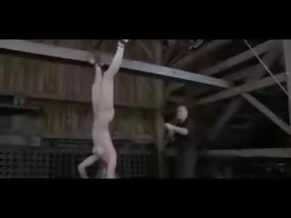Pet Slave Bizarre BDSM Perverts Training Torture Cane and Outdoor