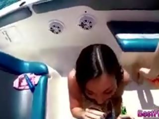 Sex video Action On The Nice Boat With Friends