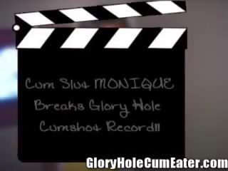 Monique sets gloryhole rekord 21 faceci