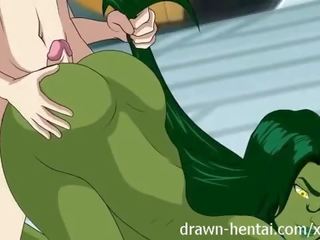 Favoloso quattro hentai - she-hulk provino