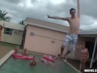 Amazing pool party introduces to fantastic x rated video orgy