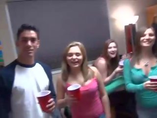 Terrific college party with very drunk students