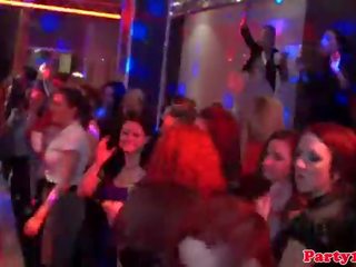 Euro sluts going crazy on the dancefloor