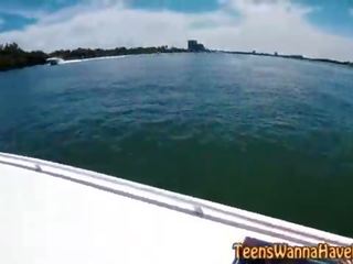 Real teen fucked on yacht